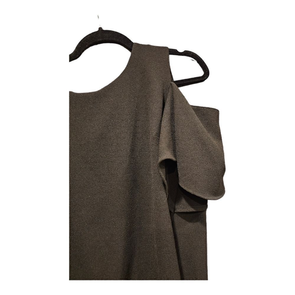 ASOS Black Cold Shoulder Top - Size 14‎ - Picture 5 of 7